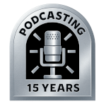 Podcast 15 Years Badge